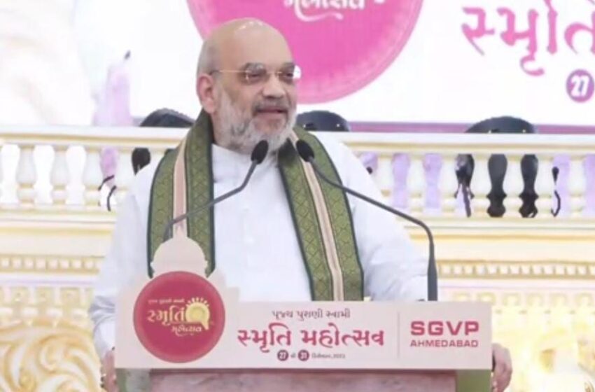  प्रधानमंत्री नरेन्द्र मोदी ने देश की आत्मा को जगाया: अमित शाह