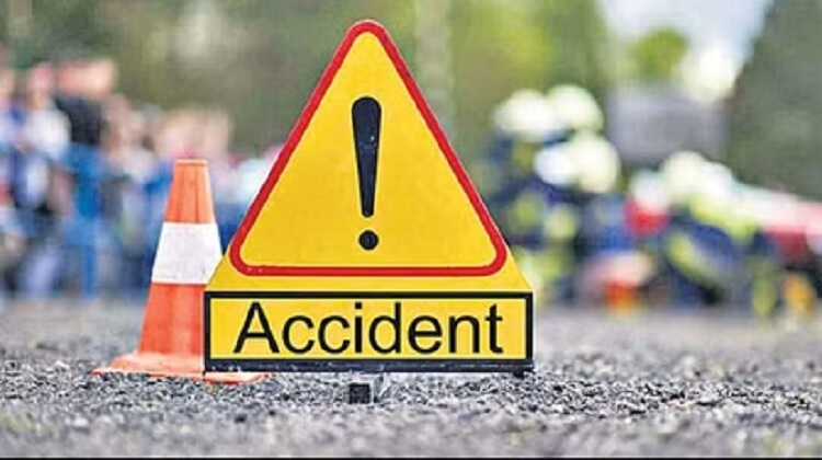  बालीपारा में सड़क हादसे में बाइक चालक की मौत