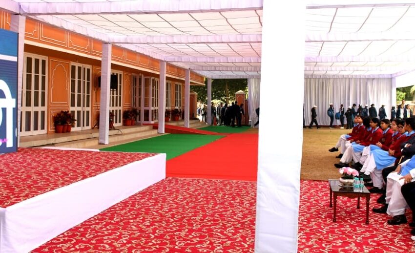  राजभवन में राज्यपाल कलराज मिश्र, विद्यार्थी और शिक्षक बने परीक्षा पे चर्चा के साक्षी