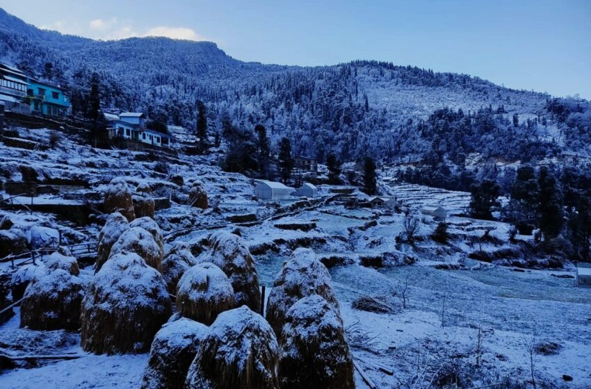  उत्तराखंड में बारिश और बर्फबारी का सिलसिला शुरू, मौसम विभाग ने जारी किया येलो अलर्ट