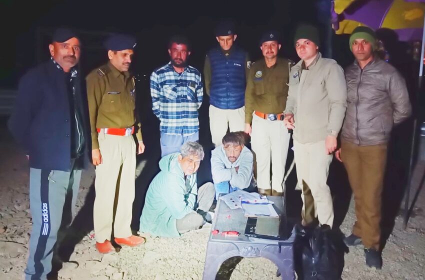  ठियोग में पकड़ी पांच लाख की हेरोइन, हरियाणा के दो तस्कर गिरफ्तार