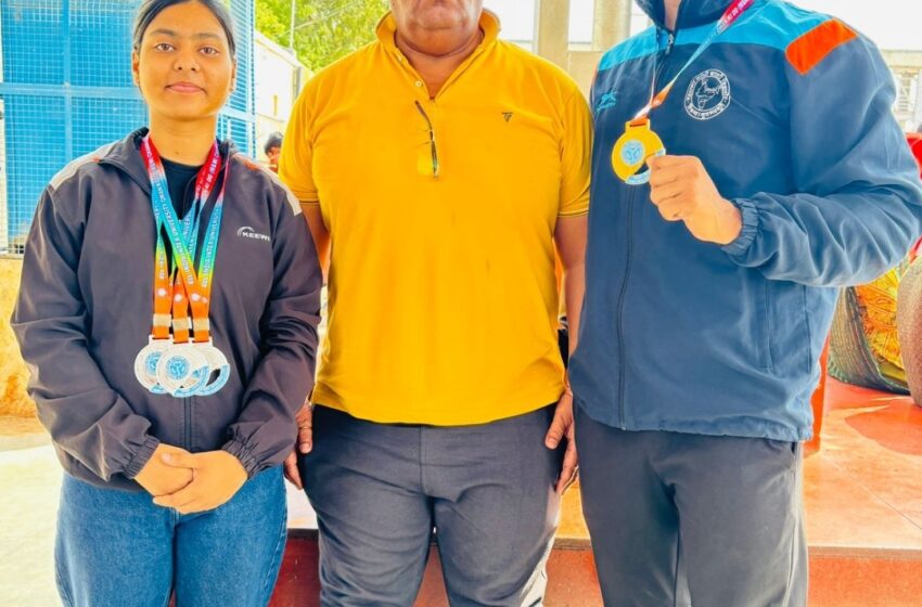  वाराणसी के आदर्श ने जीता स्वर्ण, अदिति ने हासिल किए तीन रजत