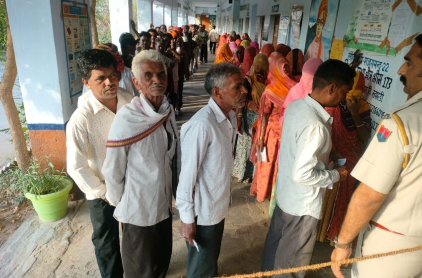  राजस्थान में सुबह नौ बजे तक 11.77 फीसदी मतदान