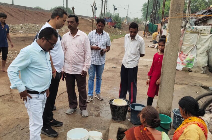  रमण मन्दिर वार्ड में पेयजल समस्या हुई दूर