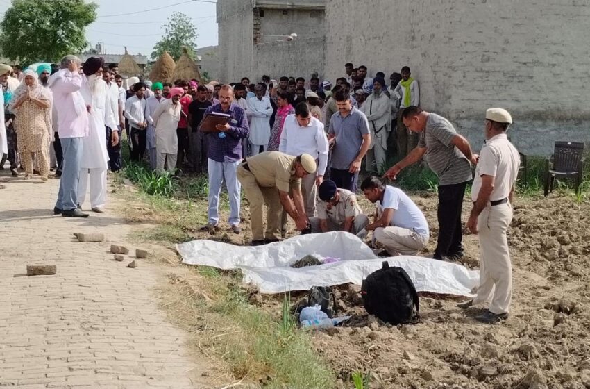 फतेहाबाद में युवक ने पत्नी व जीजा को मौत के घाट उतारा,घर के बाहर मिले शव