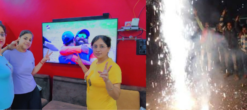  टी-20 वर्ल्ड कप में भारतीय क्रिकेट टीम की जीत पर मुरादाबाद में क्रिकेट प्रेमियों ने मनाई दिवाली