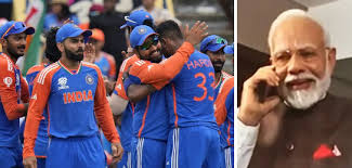  टीम इंडिया के खिलाड़ियों को पीएम मोदी ने किया फोन, जीत पर दी बधाई