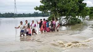  असम के 7 जिले बाढ़ से प्रभावित