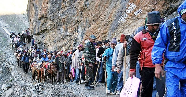 अमरनाथ यात्राः कड़े सुरक्षा प्रबंधों के बीच 1,771 तीर्थयात्रियों का सबसे छोटा जत्था जम्मू आधार शिविर से रवाना