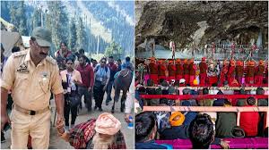  5,696 अमरनाथ यात्रियों का जत्था जम्मू से कश्मीर रवाना