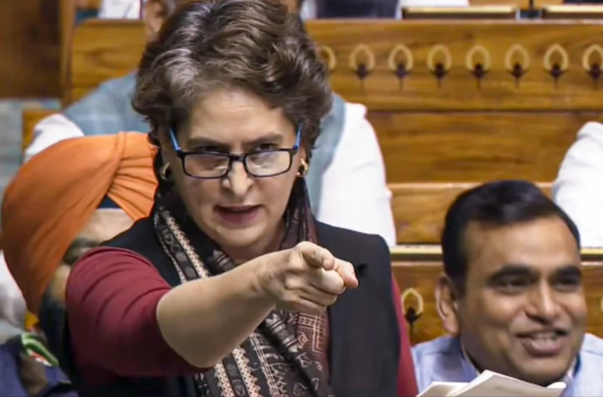  शीतकालीन सत्र में मनरेगा को लेकर तीखा टकराव, प्रियंका गांधी का सरकार पर हमला, विधेयक वापस लेने की मांग