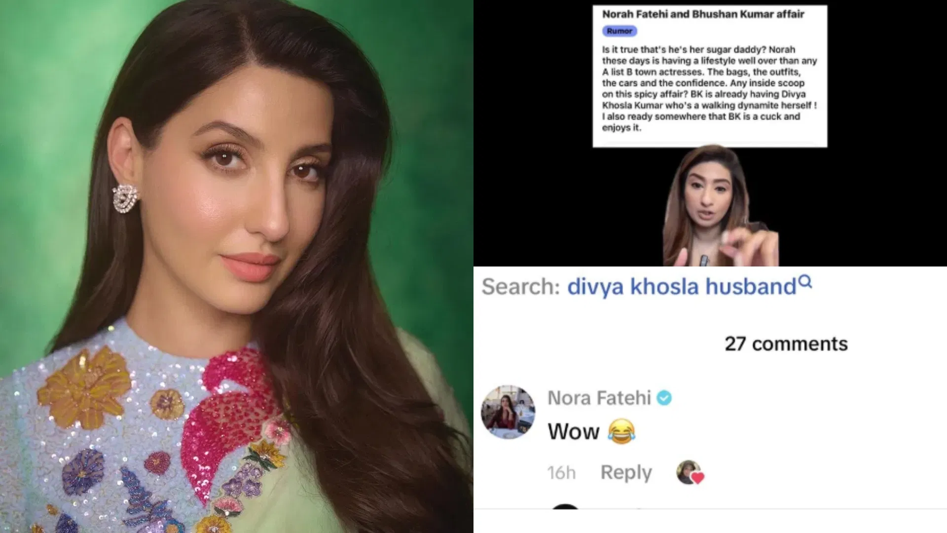 नोरा फतेही और भूषण कुमार के रिश्तों पर सोशल मीडिया पर छिड़ी बहस: पांच साल पुराने पोस्ट पर नोरा ने दिया हैरान करने वाला जवाब