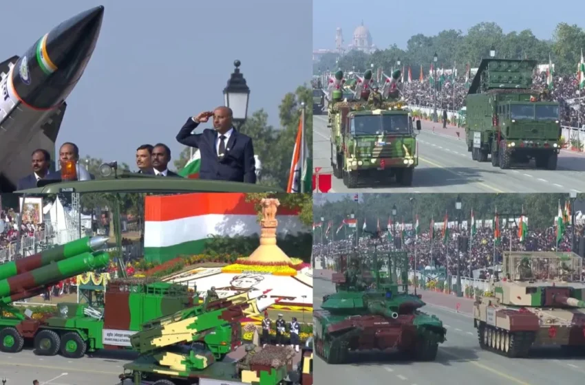  77वें गणतंत्र दिवस पर कर्तव्य पथ पर दिखी भारत की सैन्य ताकत और सांस्कृतिक वैभव: ऑपरेशन सिंदूर का श्रद्धांजलि, ब्रह्मोस-राफेल का प्रदर्शन