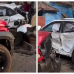 गोवा में दिल दहला देने वाला हादसा: किराए की थार ने भोपाल पर्यटक की कार को पीछे से मारी टक्कर, 65 वर्षीय बुजुर्ग की मौत, 5 महीने का बच्चा बाल-बाल बचा