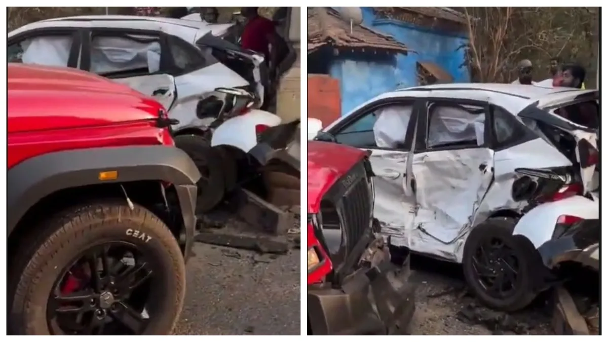 गोवा में दिल दहला देने वाला हादसा: किराए की थार ने भोपाल पर्यटक की कार को पीछे से मारी टक्कर, 65 वर्षीय बुजुर्ग की मौत, 5 महीने का बच्चा बाल-बाल बचा