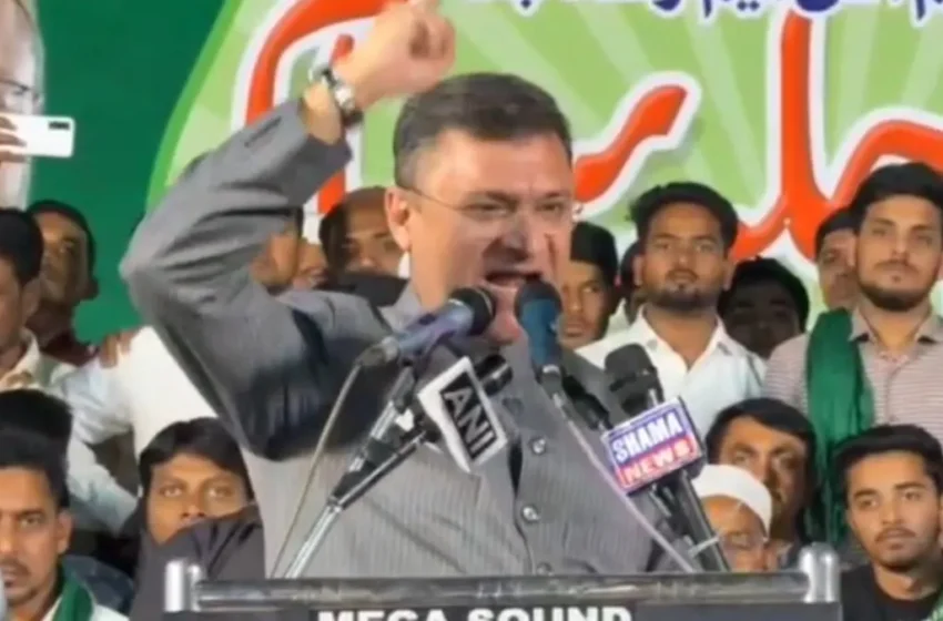  निजामाबाद में अकबरुद्दीन ओवैसी का जोरदार बयान: “यह देश सबका है, ना कुरान छोड़ेंगे ना हिंदुस्तान छोड़ेंगे”