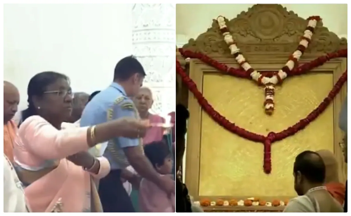 अयोध्या राम मंदिर में ‘श्री राम यंत्र’ की स्थापना, राष्ट्रपति द्रौपदी मुर्मू ने की विधिवत पूजा