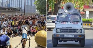 नोएडा हिंसा के बाद दिल्ली हाई अलर्ट पर, सीमाओं पर कड़ी जांच और भारी पुलिस तैनाती