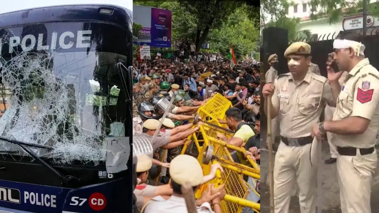 CJP प्रदर्शन के बाद दिल्ली पुलिस का बड़ा एक्शन, प्रदर्शनकारियों पर BNS, आर्म्स एक्ट और PDPP एक्ट के तहत FIR दर्ज