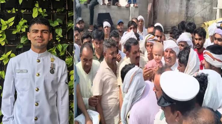 ‘पापा… पापा…’ कहती रही 18 माह की बेटी, नौसेना जवान कुलदीप दिवाच को नम आंखों से दी गई अंतिम विदाई