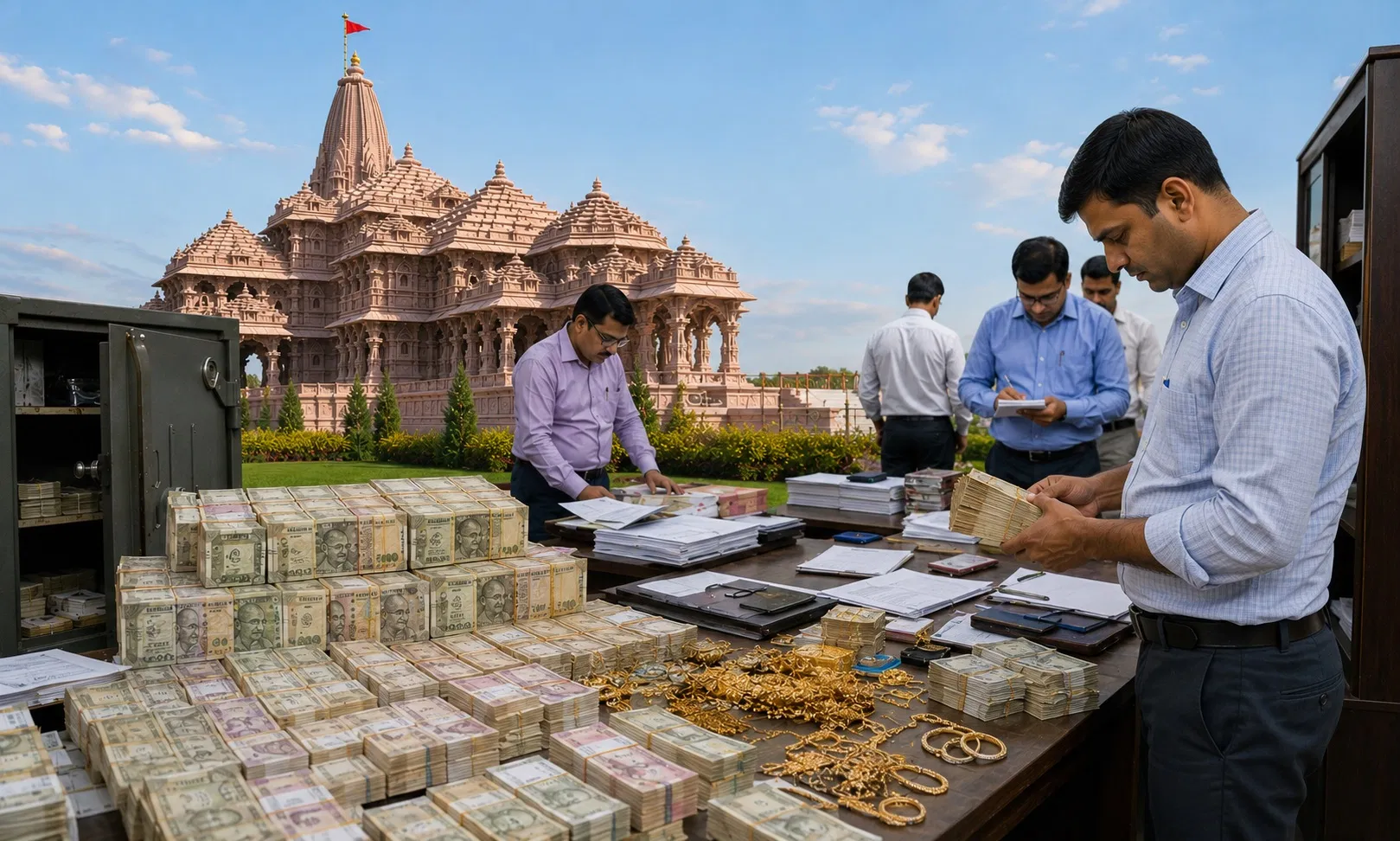 राम मंदिर चढ़ावा चोरी मामला: जीजा-साले के पास मिलीं 12 संपत्तियां, दान के पैसे से खरीद की जांच तेज